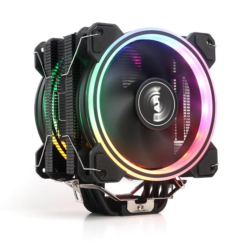 Dark Freezer X128, 2x12cm FRGB LED'li, Intel & AMD Uyumlu, 4pin PWM Fanlı, 6x Isı Borusu, Direkt Kontak İşlemci Soğutucu (DKCCX128)