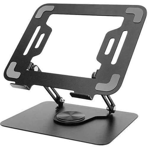 Daytona ZR-110 B Alüminyum 360 Derece Dönen Tabanlı Katlanabilir Taşınabilir Laptop Standı (Koyu Gri)