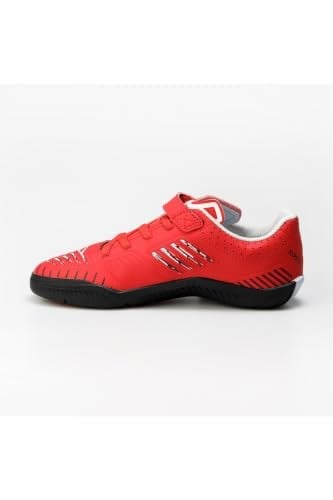 Decathlon Kipsta Çocuk Futsal Ayakkabısı, Salon Ayakkabısı, Kırmızı, Siyah, 34 Beden, Ginka 500