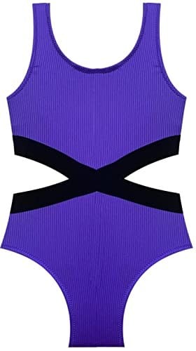 DEEP BEACH Kız çocuk mayokini DB200568CM MOR 7-8 Yaş