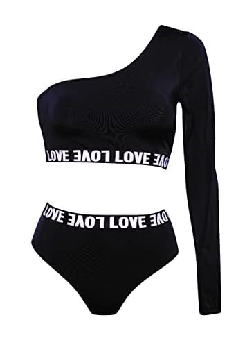 DEEP BEACH TEK KOLLU BIKINI TAKIM DB200512BT SİYAH 38