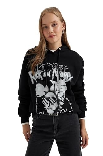 DeFacto B3005AX Kapüşonlu Sweatshirt Kadın