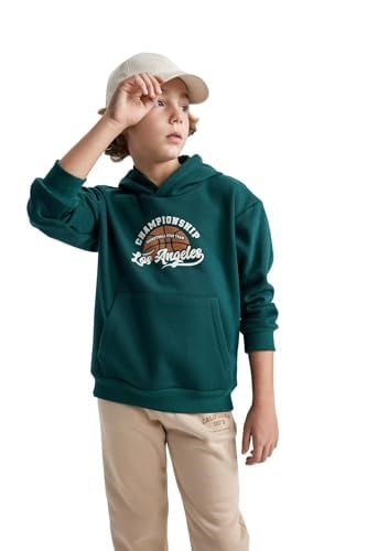 DeFacto Erkek Çocuk Regular Fit Kapüşonlu Sweatshirt