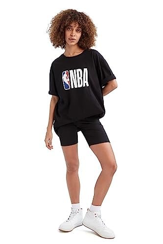 DeFacto Kadın Defacto Fit NBA Boxy Fit Kısa Kollu Sporcu Tişört