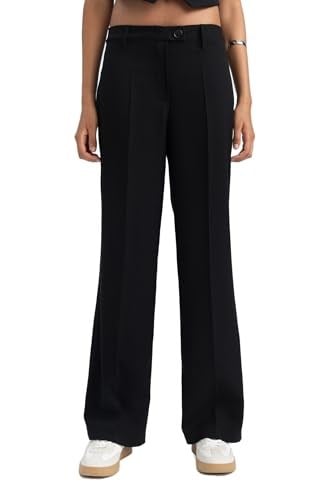 DeFacto Wide Leg Pantolon Siyah