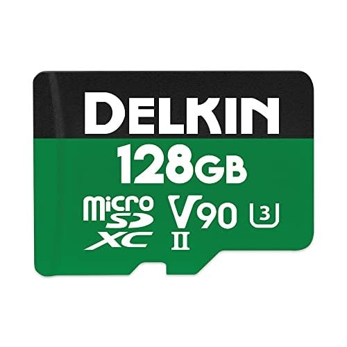 Delkin Devices Delkin Cihazlar 128GB Güç microSDXC UHS-II (V90) Hafıza Kartı