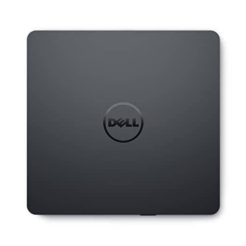 Dell Slim DW316 - Sürücü - DVD+-RW (+-R DL) DVD-RAM - 8x8x5x - USB2.0 - Harici - Inspiron 14 54XX, 15 55XX, 17 5758, OptiPlex 3020, 9020, Vostro 15 3558, XPS 13 için (784-B BBI), siyah