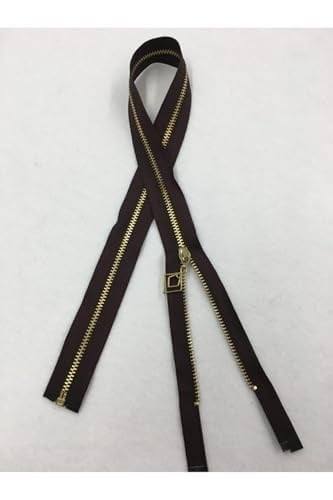 Demir Diş Mont Hırka Yelek Fermuarı 70 Cm Kahve, mk70