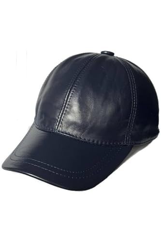 Derikem%100 Hakiki Deri Unisex Deri Cap Ayarlanabilir Şapka Fındık