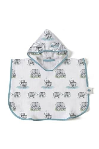 DEUX LAPINS% 100 Pamuk Müslin Bebek Panço - Les Êlêphants BBKPNC-LEL-00004Y