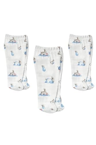DEUX LAPINS% 100 Pamuk Müslin Patikli Alt 3’lü Set – Bébé Lapin YNDGNALT-1019