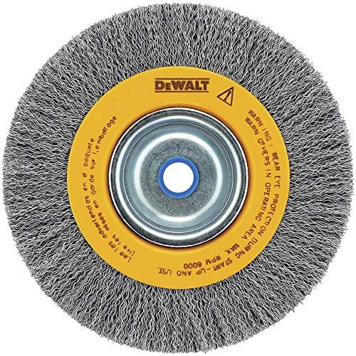 DEWALT DW4905 Kıvrımlı Tel Disk, 15 cm Çap, 5/8-1/2 İnç Mil, Geniş Yüz