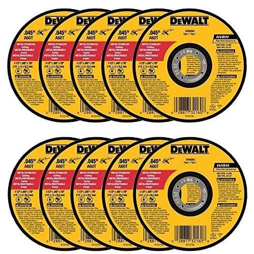 DEWALT - DW8062-10, PK DW8062 4-1/2