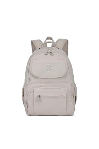 Dias avm Büyük Boy Sırt Çantası Smart Bags Krinkıl Kumaş 1215 Bej Tek Ebat