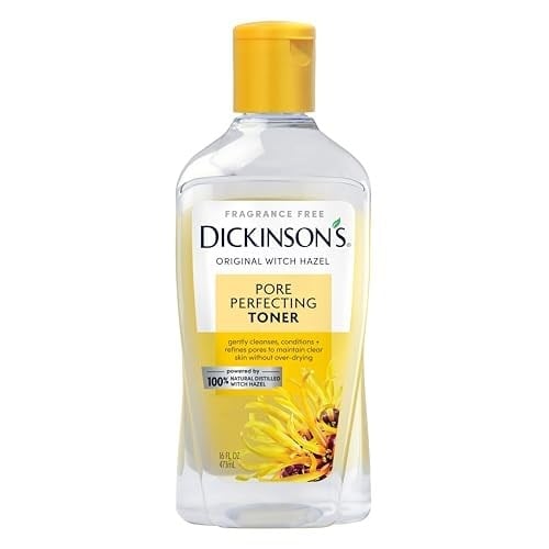 Dickinson's Witch Hazel Pore Perfecting Tonik 473ML mükemmelleştiren 16 ons
