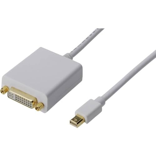 Digitus Assmann Ak-340406-001-W Displayport Adaptör Kablosu, Mini Dp - Dvi M/F, 0.15M, Dp 1.1A Uyumlu, Ce, Byz - Seçenekler: Full HD - mDP'den DVI'ya, Ultra HD - DP'den HDMI'ya...