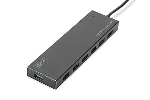 Digitus DA-70241 Usb 3.0 7 Port Usb Çoklayıcı Mat Siyah - Seçenekler: USB 2.0 - 4 Ports, USB 2.0 - 10 Ports, USB 3.0 - 7 Ports...