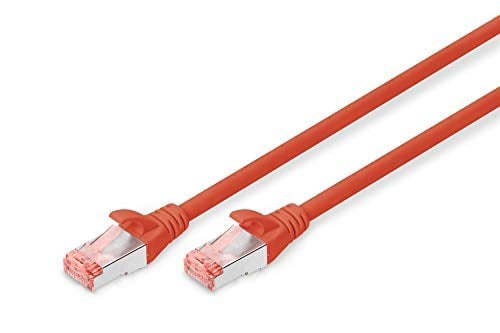 Digitus DK-1644-0025-R Cat.6 Patch Kablo, S-Ftp, Halogenfree, Awg 27/7, 0.25 Metre, Kırmızı Renk