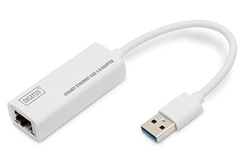 Digitus DN-3023 Usb 3.0 - Gigabit Ethernet Adaptör Usb-A Konnektör, 10/100/1000 Mbps, Usb 3.0, Xp, Vista,7,8, Mac Os X, Linux - Seçenekler: USB 3.0 - Gigabit Ethernet 1 GBit/s...