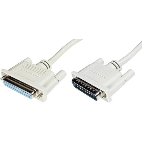 DIGITUS Paralel bağlantı kablosu - D-Sub 25 - D-Sub 25 - soket - 3,0 m - uzatma kablosu - bej - Seçenekler: D-Sub 25 (fiş / soket) - 3,0 m, D-Sub 25 (fiş / soket) - 5...