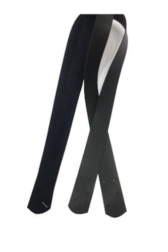 Dikmeli Spor Sap/Çanta Sapı/Deri Dikmeli Sap 70 Cm, siyah