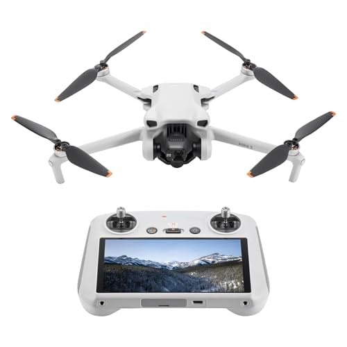 DJI Mini 3 (DJI RC - Ekran kumandalı) - 249 Gram ağırlık, 10 km uzağa gidebilen, 1/1,3 inç 4K çekim özellikli 38 dakika uçuş
