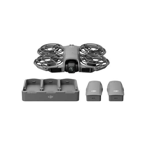 DJI Neo2 Fly More Combo Drone | Avuç içi kalkış ve iniş, hareket kontrolü, ActiveTrack, çok yönlü engel algılama, 3 pil