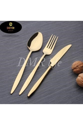 Dmr Life Yakut Mat Gold 6 Adet Yemek Bıçak