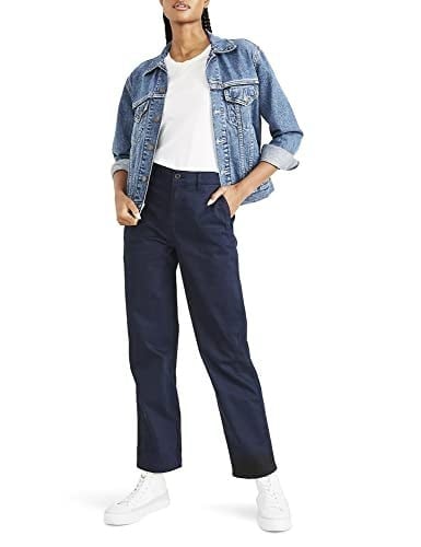 dockers High Waist Chino Pantolon Kadın
