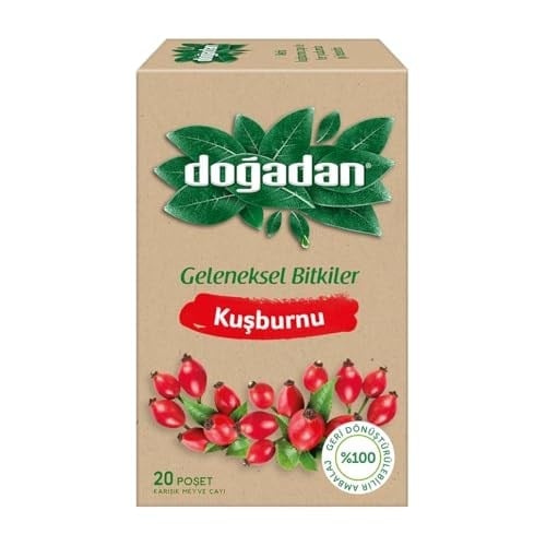 Doğadan Bitki Çayı Kuşburnu (20'li)