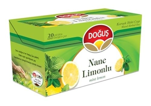 Doğuş Nane Limon Bitki Çayı Süzen Poşet 20X2Gr