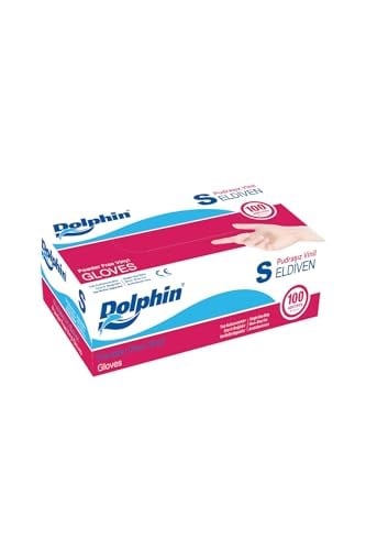 Dolphin Beyaz Vinil Eldiven S Beden
