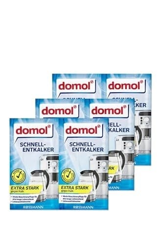 DOMOL Kettle Kahve Makinesi Kireç Çözücü Toz 2'li Paket (3 Adet)