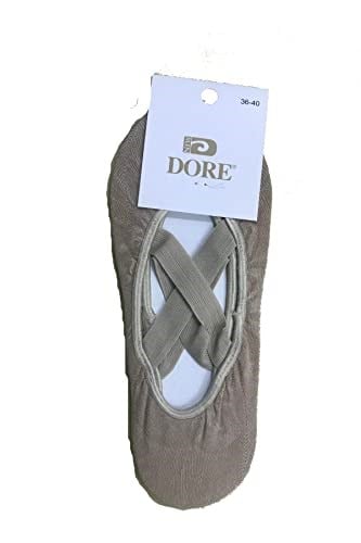 Dore 6 Çift Ten Rengi Taban Kaydırmaz Pilates Çorabı Pembe 36-40