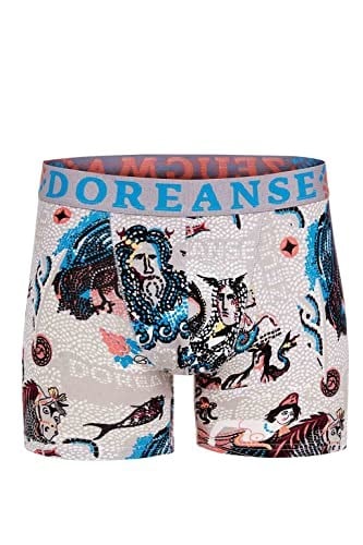 Doreanse Erkek Modal Çok Renkli Baskılı Torbalı Normal Paça Boxer 1806