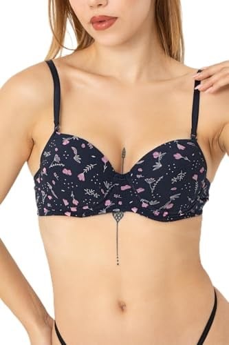 DoReMi Desenli Push Up Sütyen