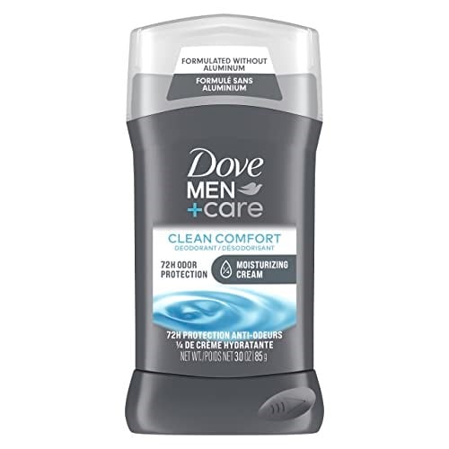 Dove Men+Care Deodorant Çubuk Alüminyumsuz Formül 48 Saat Korumalı Temiz Konfor Deodorant E Vitamini ve Üçlü Etkili Nemlendirici Erkekler için, 3 Ons (1 Paket)
