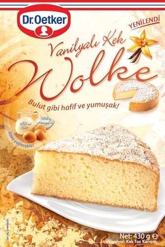 Dr. Oetker Wolke - Vanilyalı Kek 430 Gr