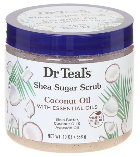 Dr.Teal's Shea Sugar Scrub Coconut Oil Vücut Şeker Peeling 538GR