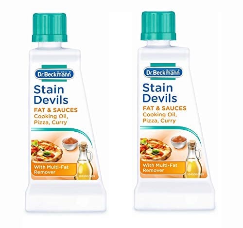 Dr Beckmann Leke Şeytanları Yağ ve Soslar Yemeklik Yağ, Pizza & Köri Lekesi Çıkarıcı (2 x 50ml)