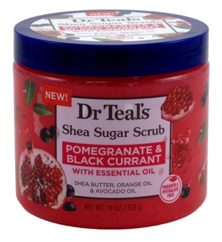 DR.Teals Pomegranate & Black Currant Shea Sugar Scrub Vücut Peelingi 538GR