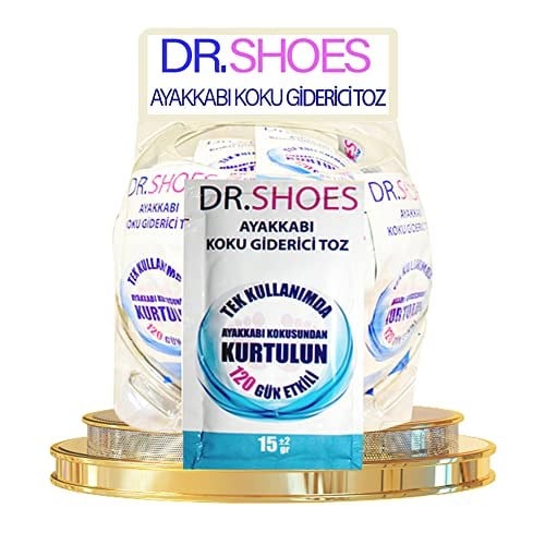 DR.SHOES 3 Adet Ayak Koku Giderici - Ayakkabı Koku Giderici Toz 120 Gün Etkili - DR.SHOES ile Ayak Kokusuna Elveda Deyin