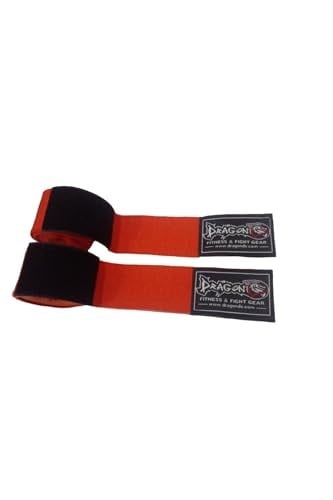 Dragon DO Style Muay Thai MMA kickboks Training Handbandagen, siyah 3,5 MT/140IN Meksika Siyah