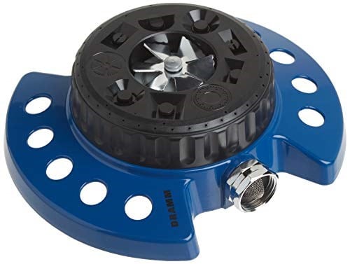 Dramm 15025 ColorStorm 9 Desenli Taret Yağmurlama Sistemi, Ağır Hizmet Tipi Metal Tabanlı, Mavi