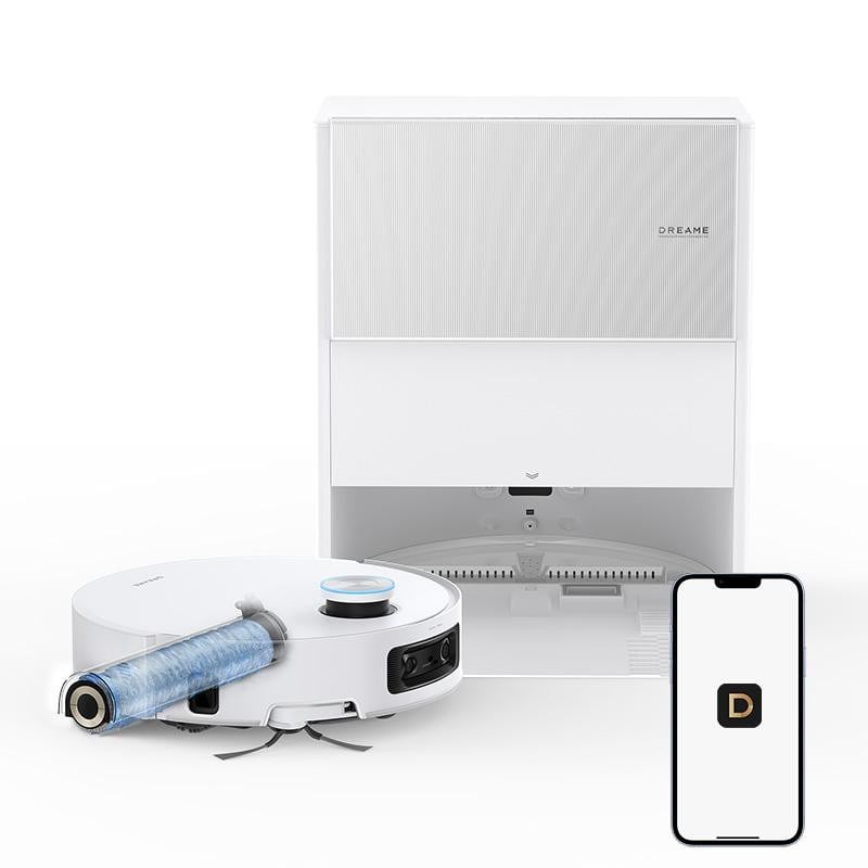 Dreame Aqua 10 Ultra Roller Robot Süpürge Beyaz, 30.000pa Emiş Gücü