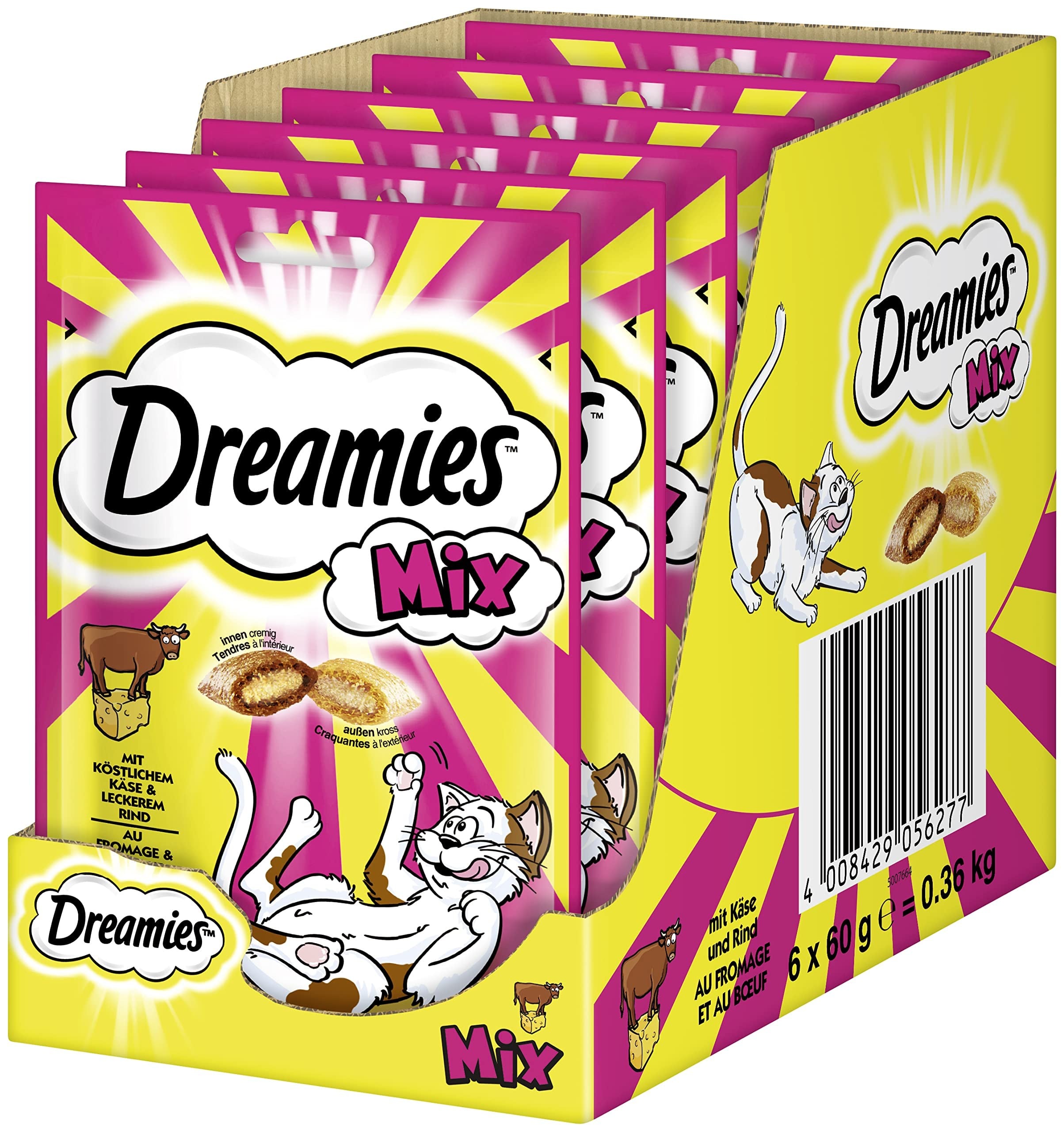 Dreamies Sığırlı ve Peynirli Kedi Ödül Maması 6 Adet