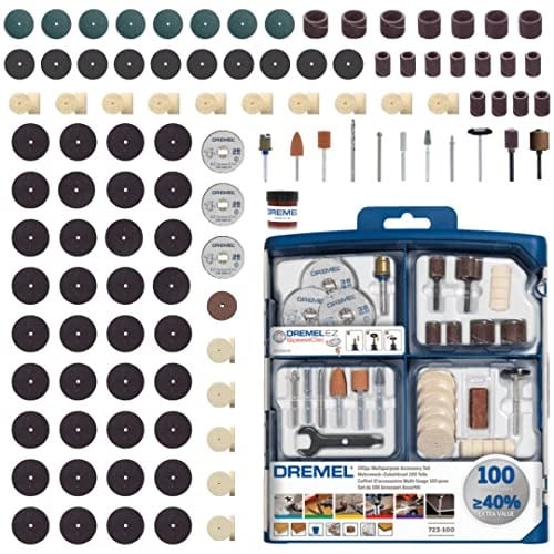 Dremel 723 EZ SpeedClic Çok Amaçlı Aksesuar Seti, 100'lü
