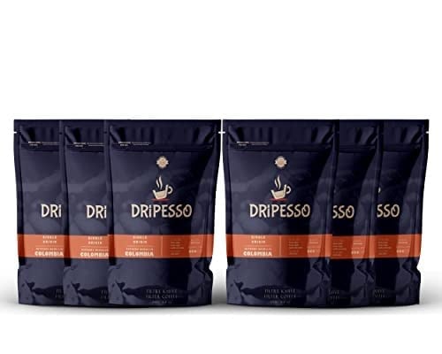 Dripesso Colombia Supremo Öğütülmüş Filtre Kahve 250G 6 Adet