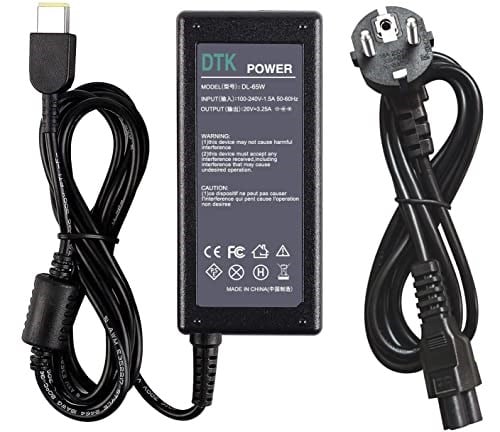 DTK Lenovo Güç Kaynağı için Şarj Cihazı 65W 20V 3,25A Dizüstü Bilgisayar Şarj Kablosu Lenovo ThinkPad T440 T440s X270 G70 G710 IdeaPad Flex 2 3 Yoga 11 11S Adlx65nlc3a için AC Adaptör 11mm*5,0mm
