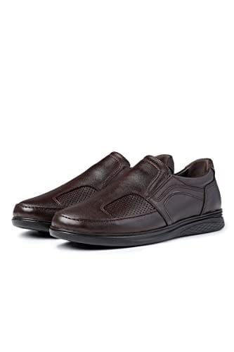 Ducavelli Lofor Hakiki Deri Comfort Ortopedik Erkek Günlük Ayakkabı, Baba Ayakkabısı, Ortopedik Ayakkabı, Loafer Ayakkabı